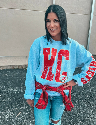 KC Chiefs Sleeve Sweatshirt