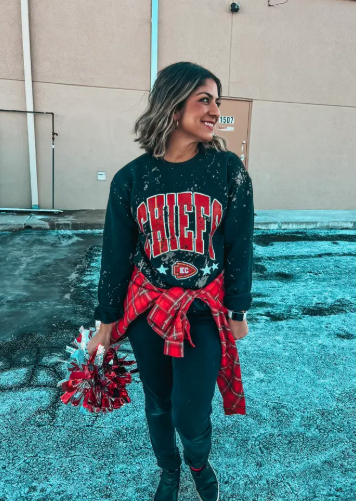 Chiefs Splatter Sweatshirt