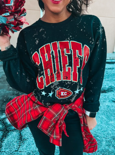 Chiefs Splatter Sweatshirt