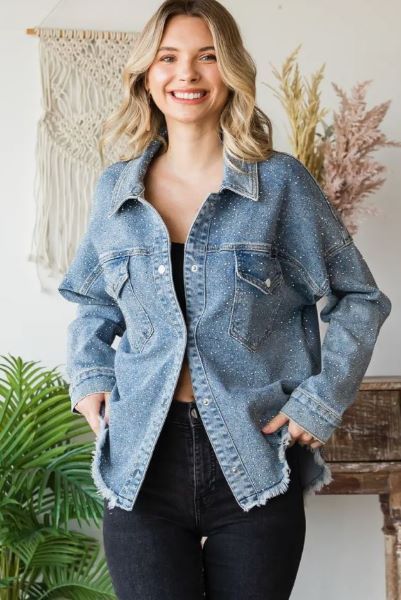 Sparkling Denim Jacket