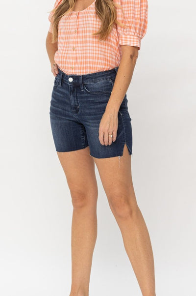 Mid Rise Mid Length Shorts