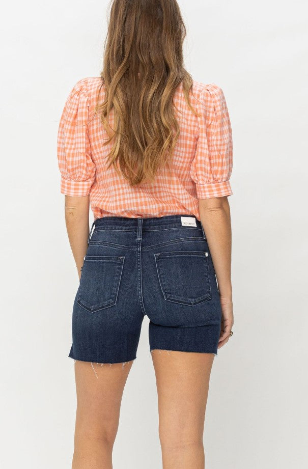 Mid Rise Mid Length Shorts