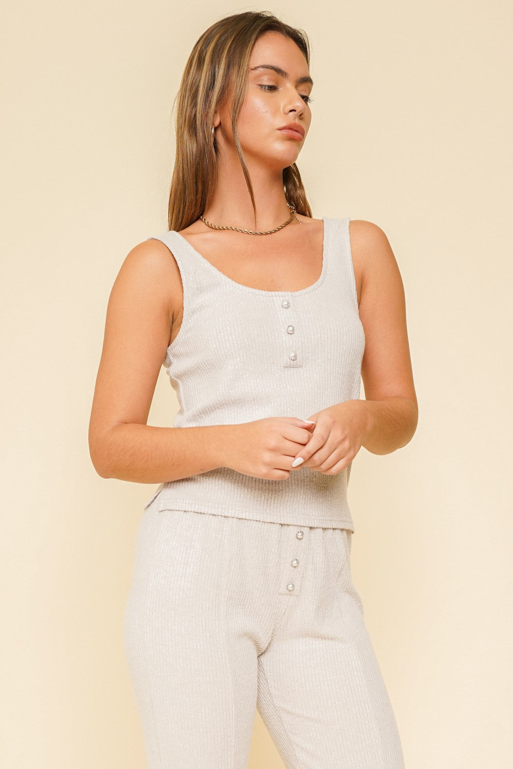 Pearl Button Tank