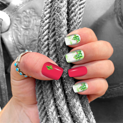 Cactus Blossom Nail Polish Strips