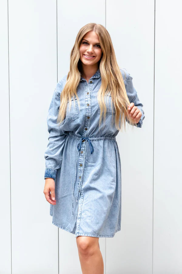 Denim Light Wash Dress