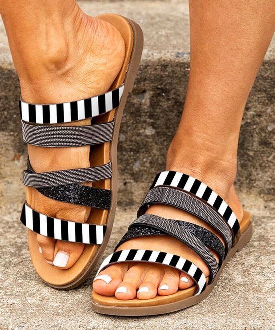 Ginger Zebra Sandals