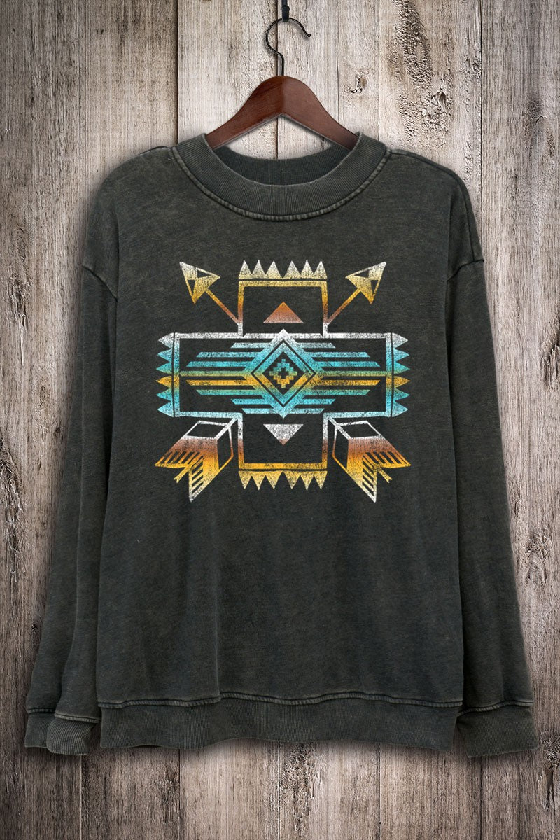 Aztec Western Pullover