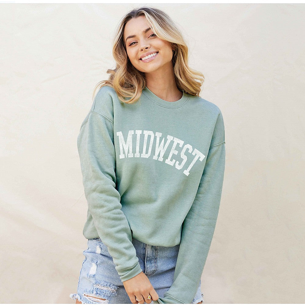 Midwest Crewneck Sweatshirt - Curvy