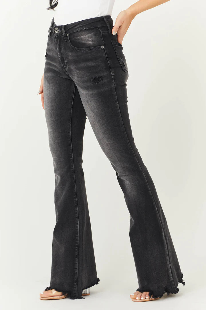 Vintage Black Flare Jeans