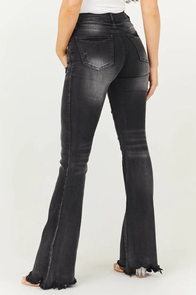 Vintage Black Flare Jeans