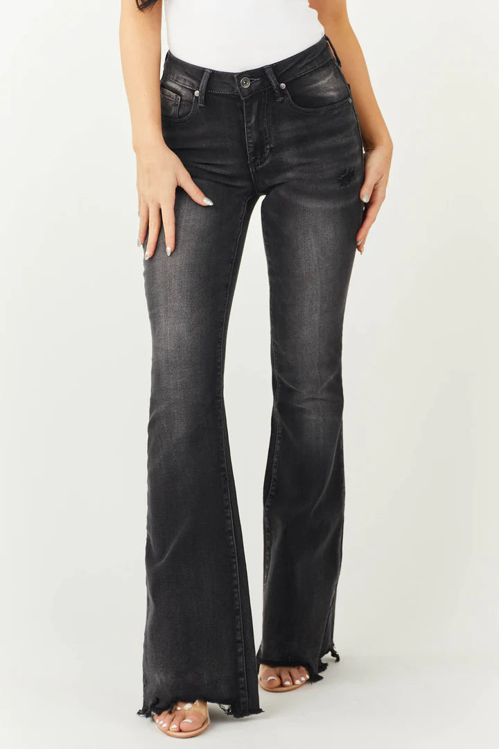 Vintage Black Flare Jeans