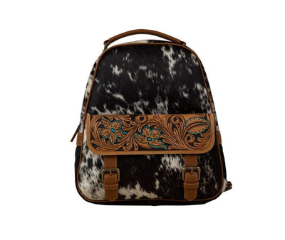 Western Swing Hand Tooled Backpack Bag