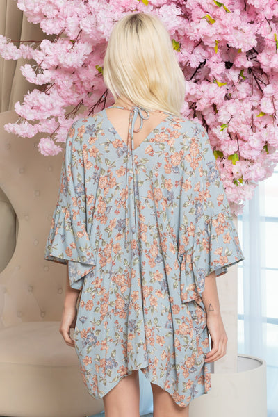 Floral Kimono Cover-Up