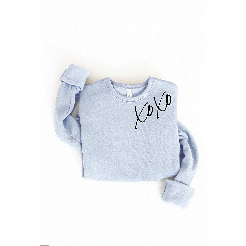 XOXO Blue Crewneck Sweatshirt